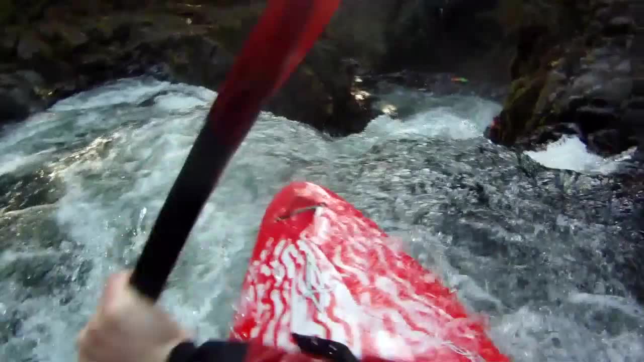 Kayaking on streams